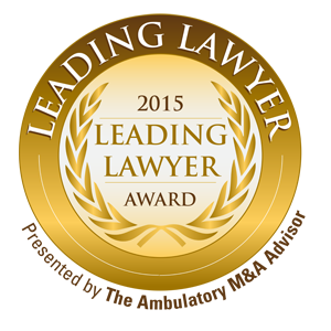 Leading Lawyer 2015300x300 1 Leading Lawyer Award: Top Healthcare Transaction Lawyers of 2015